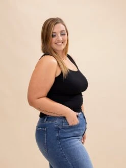 Dreamy Rib 24" (Length)Ribbed Tank By DD Design| S - 3XL -Women Clothing Shop fc1d6f78dc3345460b44173d13b85efa