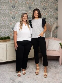 Lovervet High Rise Crop Flare Jeans | 0-22