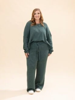 Waffle Textured Lounge Sweater Pants | S - XL Pair W/ Sku48777 -Women Clothing Shop fca0e7b3336811f04b2efe4ffa493746