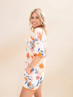 Floral And Fruit Print Wavy Trim Shorts | S-L Pair W/ Sku62100 6 Floral And Fruit Print Wavy Trim Shorts | S-L Pair W/ Sku62100 -Women Clothing Shop fd419e894b336bd94d5ae30dfd92c82f