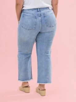 Diva Denim High Rise Cropped Straight Leg Tulip Hem Jeans | 0 - 20 -Women Clothing Shop ffe95d1a075cfb82a7f90990e183df09