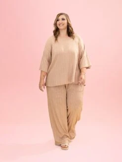Ribbed Textured Long Pant By DD Design | S-3XL Pair W/ Sku86861 -Women Clothing Shop ffea3a690ef6e7376bf17f16f237fff6