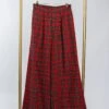 Christmas Check Print Wide Leg Lounge Pajama Pants W/ Pockets | S - 3X