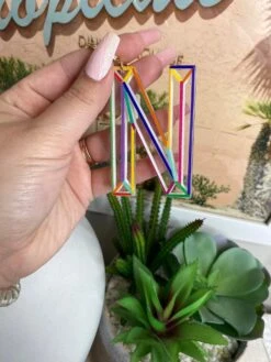 Bright Multi-Colored Resin Initial Bag Charm Key Ring *Final Sale* -Women Clothing Shop hEvjNYzJXWoNRemCv0fzwrzlRitLvua0oGJyeluO