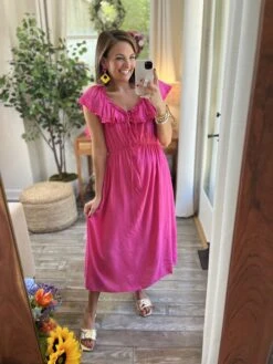 Ruffle Sleeve Cotton Linen Dress | S - L -Women Clothing Shop hlhb8nNxZKsWzNpoFh6TCnyz6NJBXm9h3wa2ZcPv