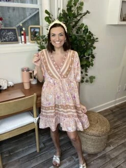 Floral Print Mini Dress | S - L *Final Sale*