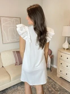 Round Neck Ruffle Shift Dress| S-3XL -Women Clothing Shop jumVPMqJm4mScTgSHJOIKc31yAjOi7te2Gt5YmiO