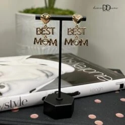 Heart Best Mom Dangle Earring *Final Sale*