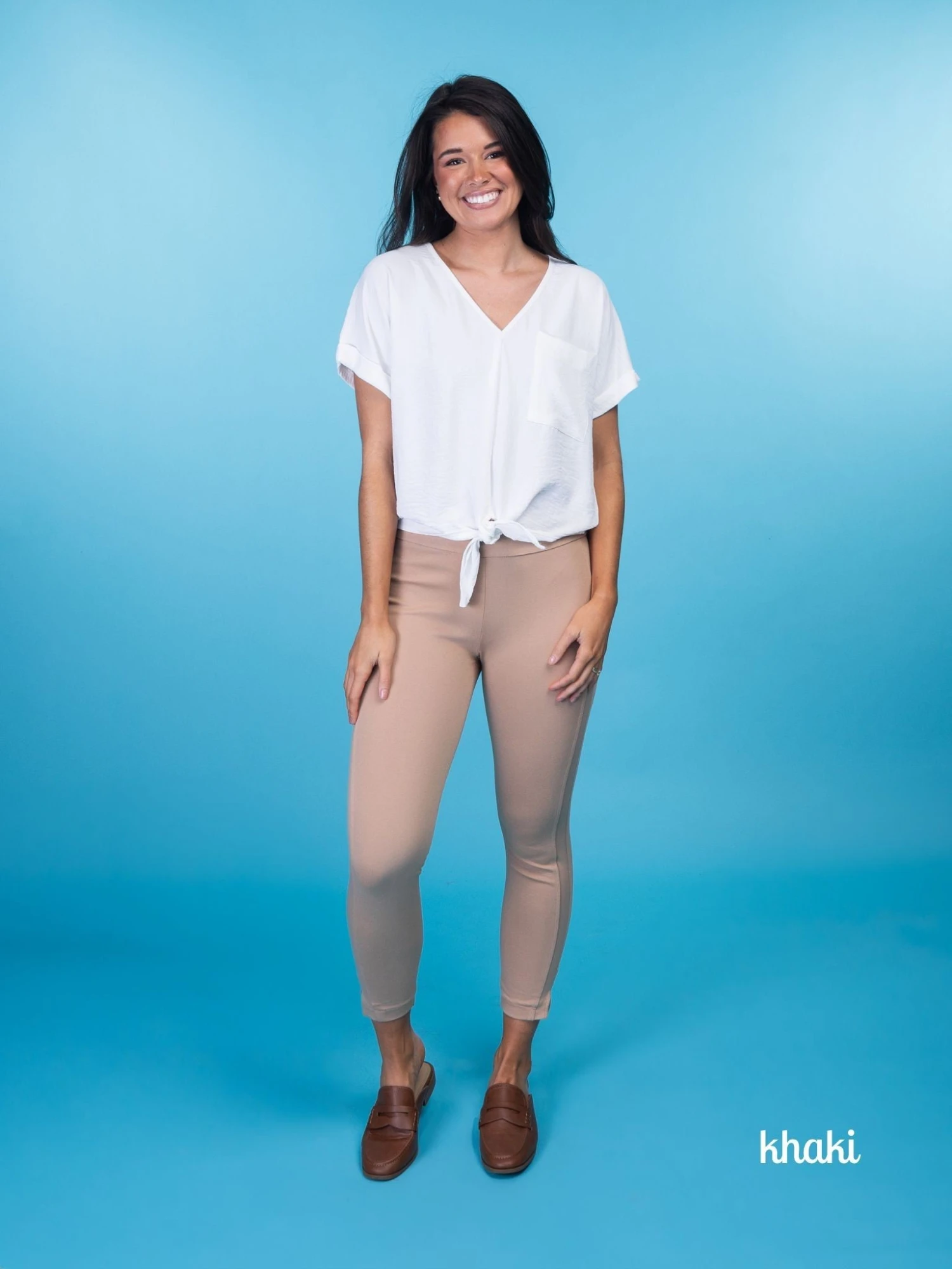 Essential COMFORT STRETCH 26" Pull-On Slim Pant | S - 3X 12 Essential COMFORT STRETCH 26" Pull-On Slim Pant | S - 3X - Image 12