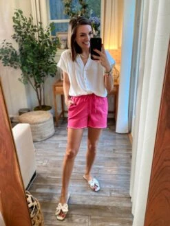 YMI High Low Drawstring Jogger Shorts | S - 3X