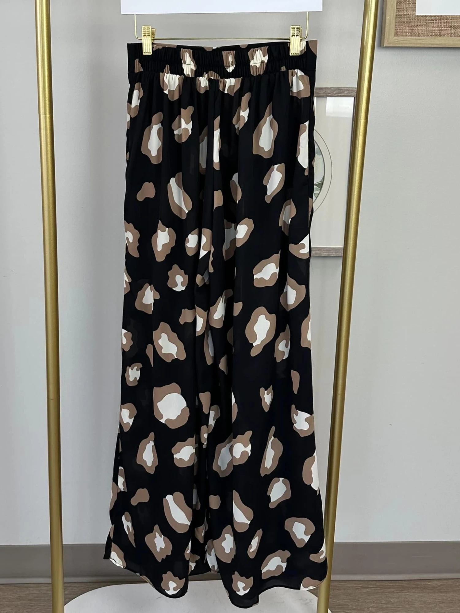 Animal Print Palazzo Pants | S-3X SET W/ Sku46251 1 Animal Print Palazzo Pants | S-3X SET W/ Sku46251