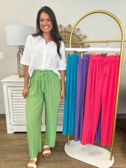 Pleated Wide Leg Pant W/ Self Tie| S - XL -Women Clothing Shop pQks25vTbsZmBrsuoDPeeS9eTb0E18orKn8uhPld