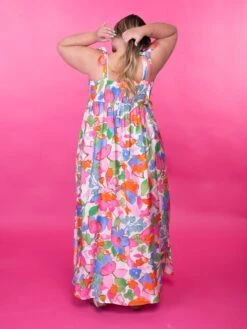 Floral Print Square Neck Sleeveless Maxi Dress W/ Slit | S-3X -Women Clothing Shop paoQjgUCgSxOs84oyD8hDTXP1nwjbpHQCjM5VDwK