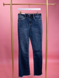 Vervet High Rise Bootcut Raw Hem Jeans | 0 - 22