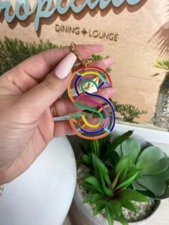 Bright Multi-Colored Resin Initial Bag Charm Key Ring *Final Sale* -Women Clothing Shop sh1D9Nq2B2JlIb9koIcz2zdu09u10F3Rb05YrOyV