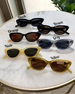 Assorted Color Cat Eye Sunglasses