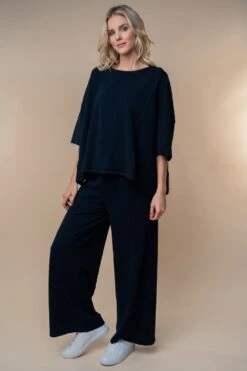 White Birch High Waist Solid Knit Pants | S - 3X