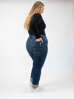 Judy Blue Mid-Rise Destroyed Plaid Knee Cuffed Boyfriend Jeans | 0-24 -Women Clothing Shop uCXvpCfkmhuFAtlg24PysmLK2DWC9Sdat0u2Ewwo