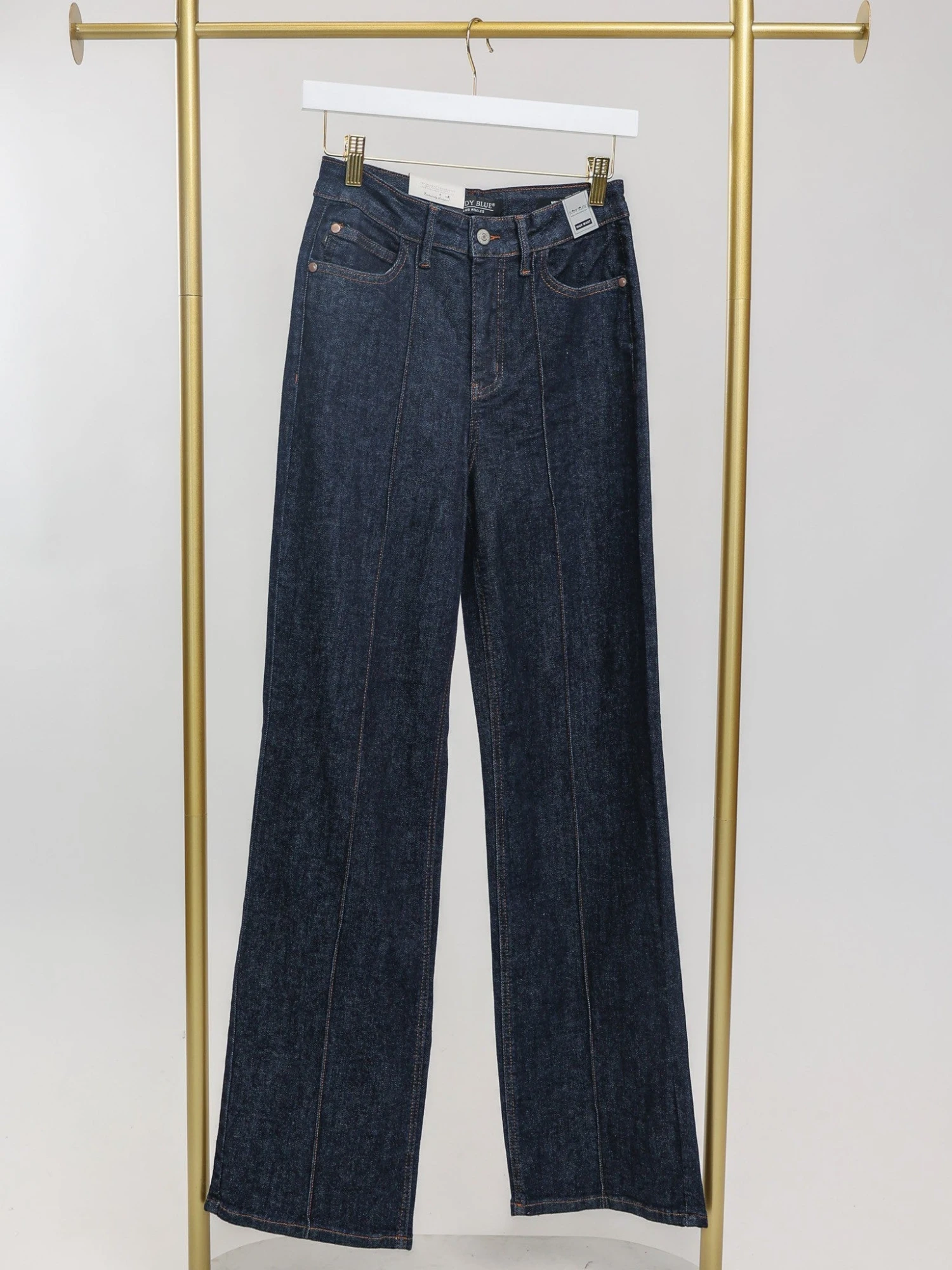 Judy Blue High Waist Front Seam & Dart Detail Wide Leg Jeans | 0 - 24 5 Judy Blue High Waist Front Seam & Dart Detail Wide Leg Jeans | 0 - 24 - Image 5