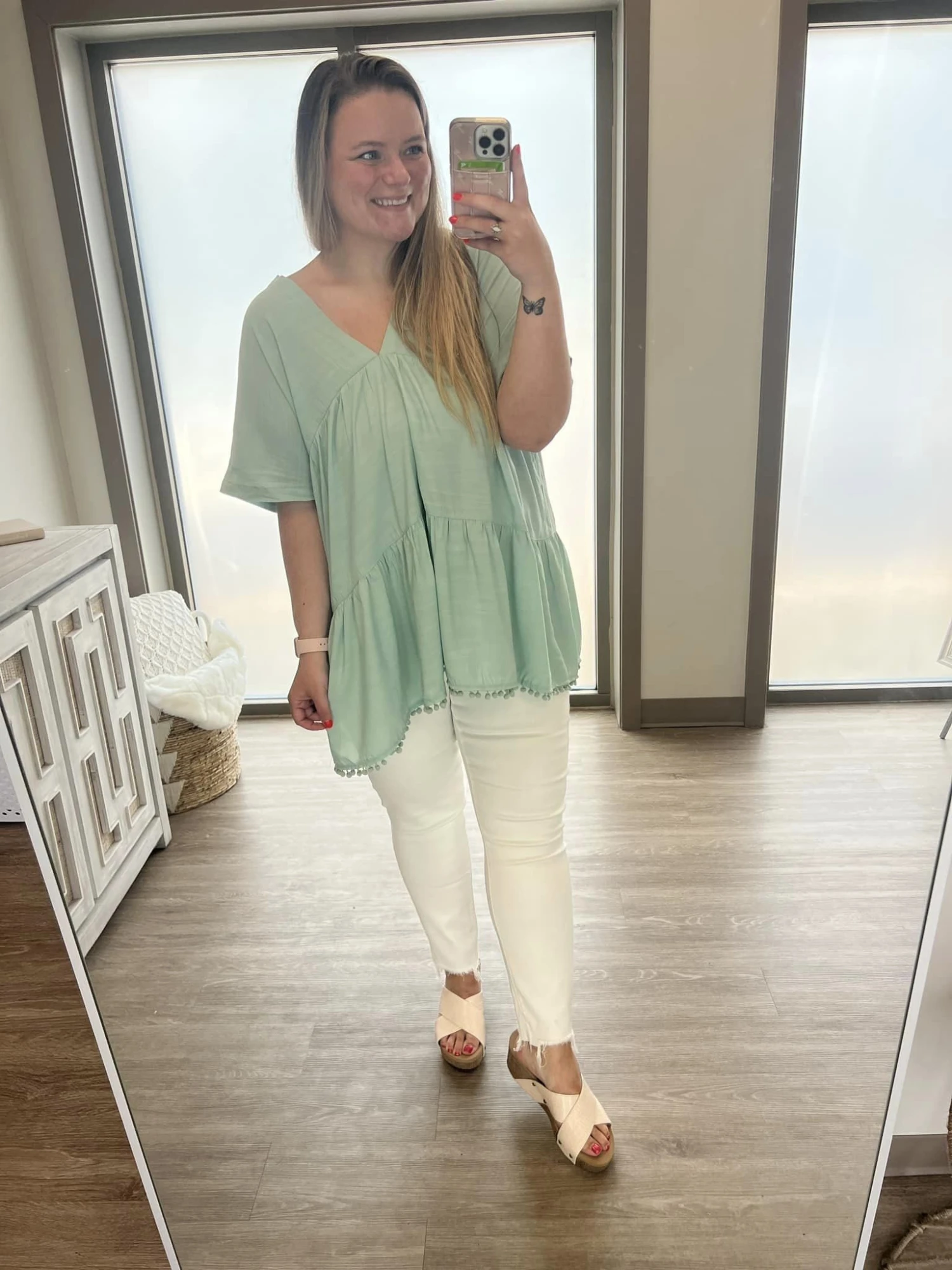 Button Fly Raw Hem Skinny Pants | 0-15 2 Button Fly Raw Hem Skinny Pants | 0-15 - Image 2