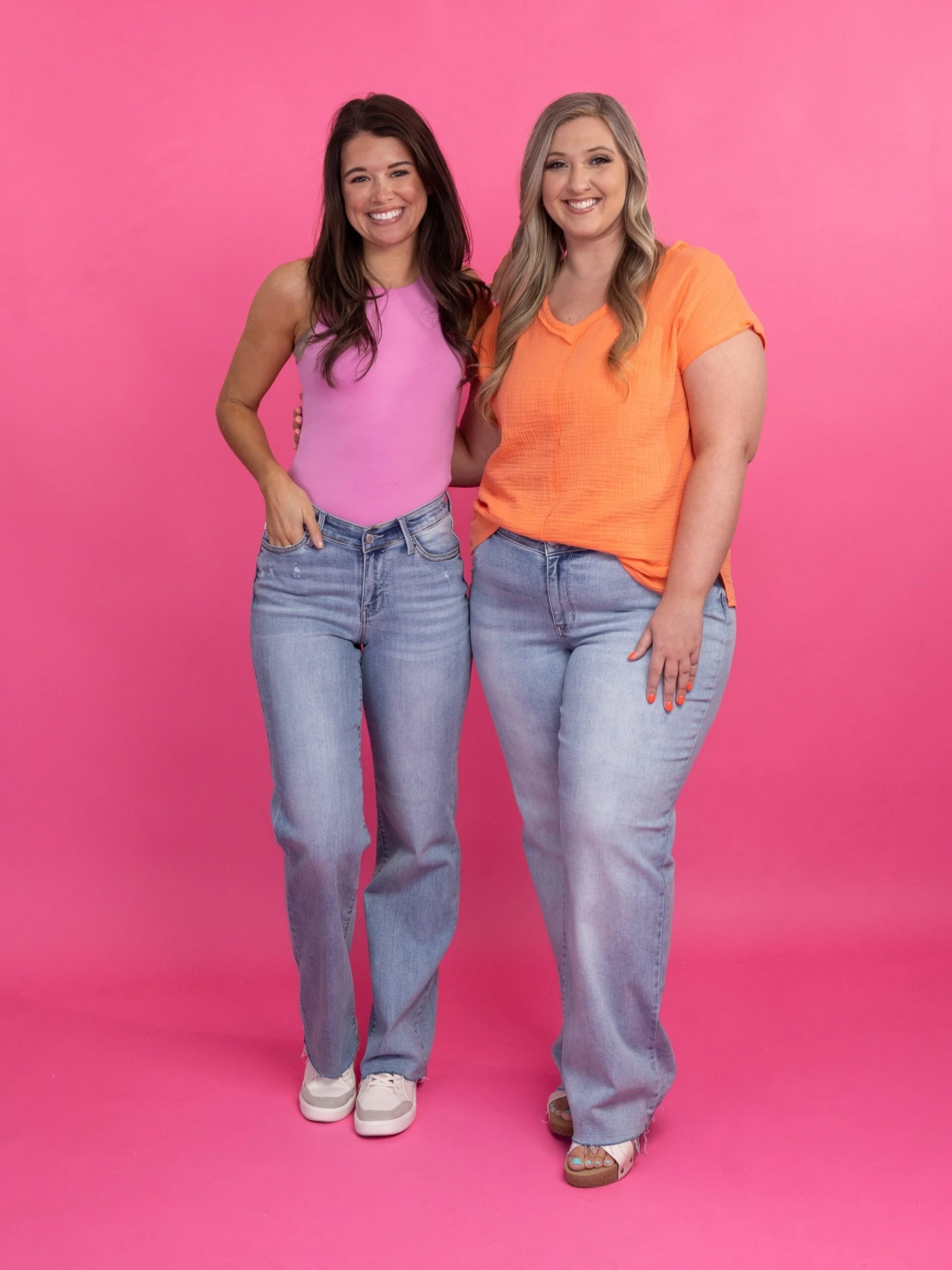 Judy Blue High Waist V Front Waistband Straight Leg Jeans | 0-24 7 Judy Blue High Waist V Front Waistband Straight Leg Jeans | 0-24 - Image 7