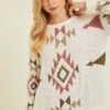 Western Aztec Soft Fuzzy Sweater | S - 3XL Heyson