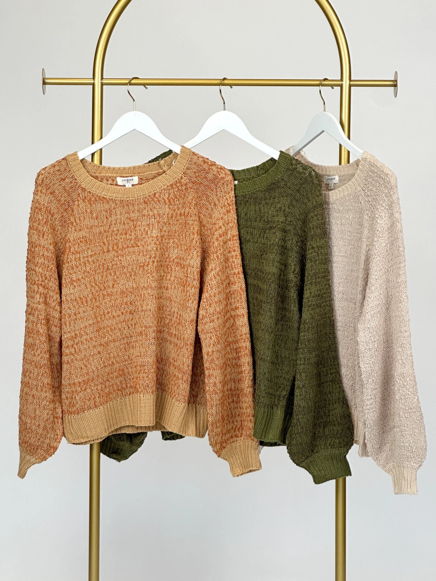 Round Neck Long Sleeve Popcorn Sweater | S - 2XL 1 Round Neck Long Sleeve Popcorn Sweater | S - 2XL