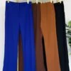 Elastic Band Side Slit Pants | S - L